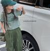 2026 Sommer Koreanischer Stil Sportliche Cargohose & T-Shirt Zweiteiliges Set für Mädchen