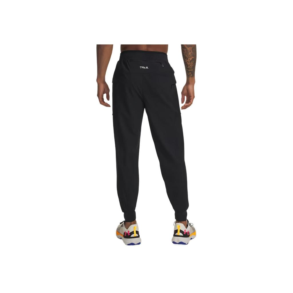 Under Armour LaunchStorm UA Trail Comfortable Stylish Soft Versatile Casual Pants Men Bottoms Black 1383245-001