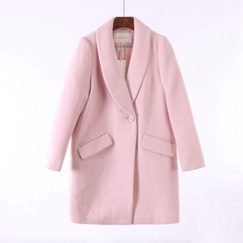 

Специальное предложение [Дай] Европейский, американский и французский стиль Классическое женское новое зимнее шерстяное пальто, включая шерстяное пальто 6f016 Naked powder M/165/88A