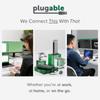 Plugable USB 2.0 Digital Microscope (2MP, 10x/250x magnification) - Includes removable observation plate, compatible with Windows, macOS, Linux, iPad,