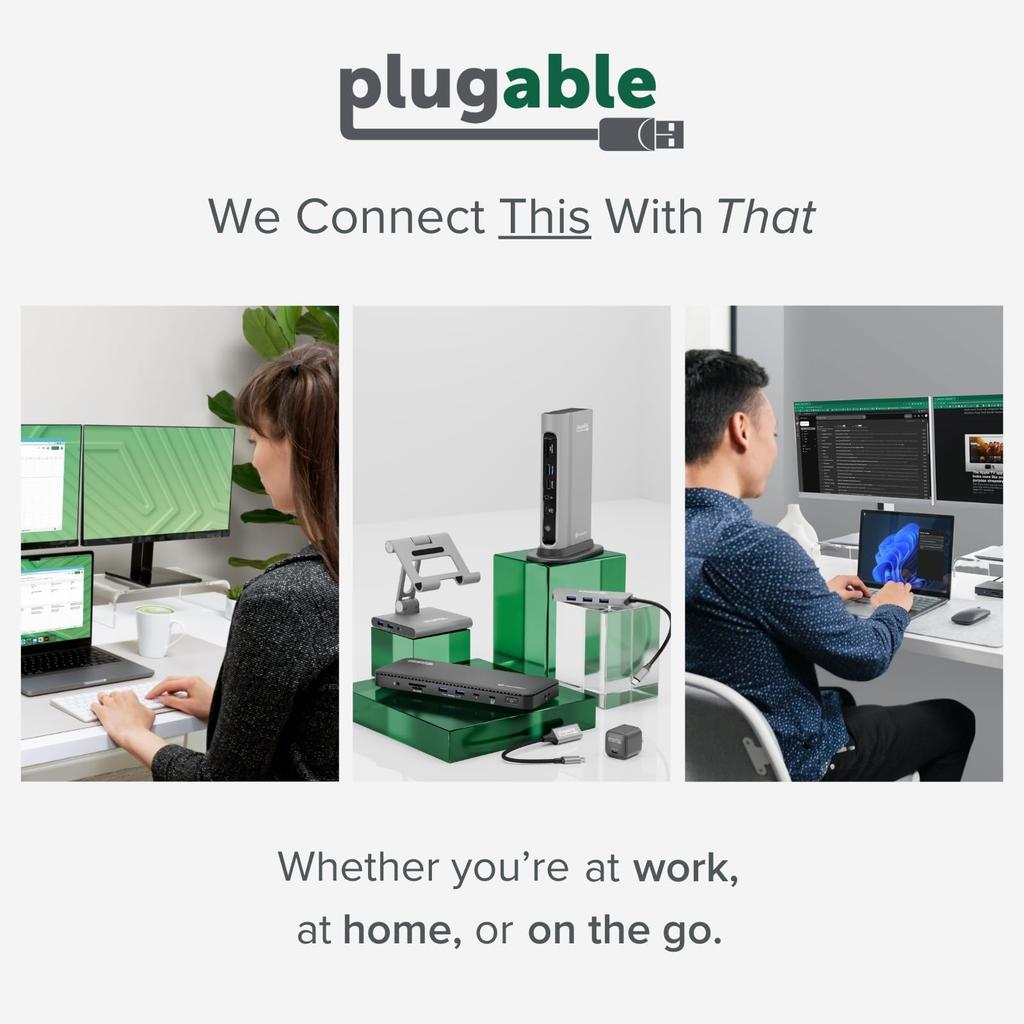 Plugable USB 2.0 Digital Microscope (2MP, 10x/250x magnification) - Includes removable observation plate, compatible with Windows, macOS, Linux, iPad,