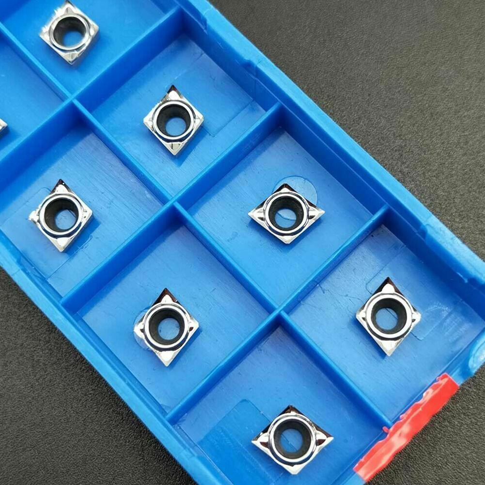 High Performance CCMT060202 / CCGT060202 AK H01 Carbide Aluminum Turning Inserts for Semi Finishing and Finishing Operations