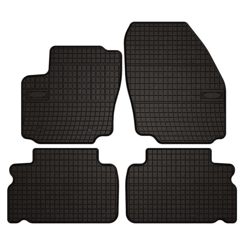 Dywaniki samochodowe gumowe do: Ford S-MAX MK1 minivan (2012-2015) - czarne, dopasowane