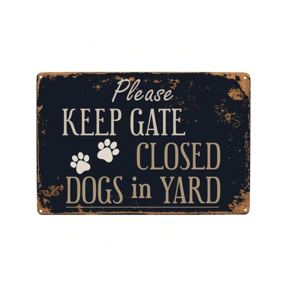Vintage Tin Sign Wall Decor Retro Metal Plaque Home Garden Cafe Bar Ornament