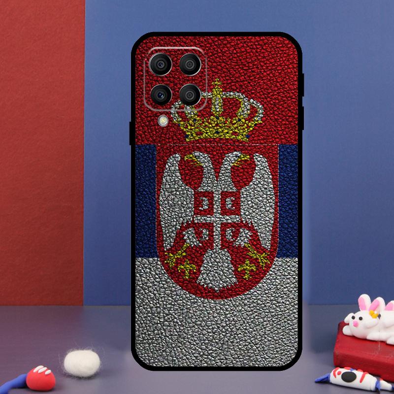 Flag of Serbia Serbian For Samsung Galaxy M14 M34 M54 M33 M13 M23 M53 M15 M55 M31 M51 M20 M30s M32 M52 Phone Case