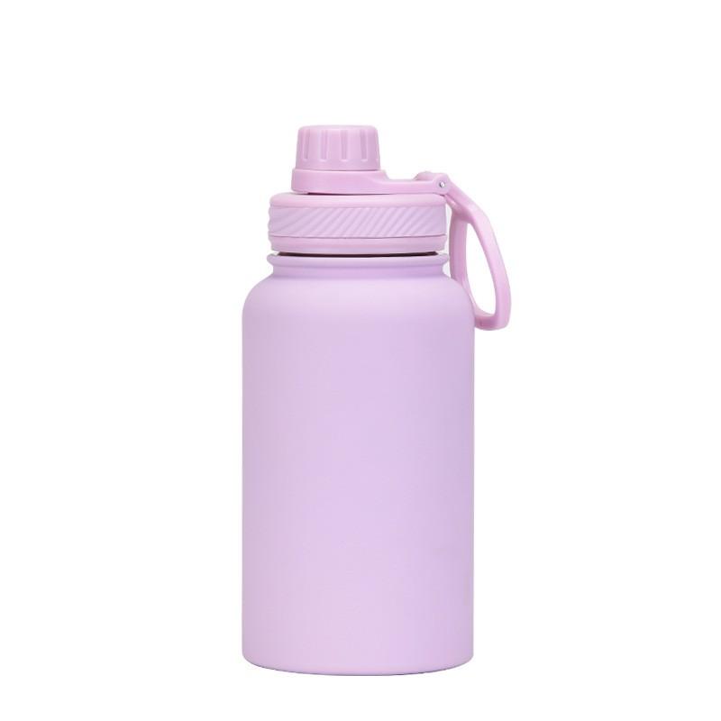 650ml Vacuum Insulated Stainless Steel Travel Water Bottle Outdoor Sports Office Daily Use Leakproof Portable 12H