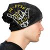 Gesture Go Train Brazilian Jiu Jitsu BJJ Skullies Beanies Caps Unisex Street Winter Warme Strickmütze Erwachsene BJJ Faustmütze