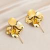 Pinkdudu Rose Flower Petal Drop Earrings Resin Gradient Color Flower Earrings Women Jewelry PD2382PD2382