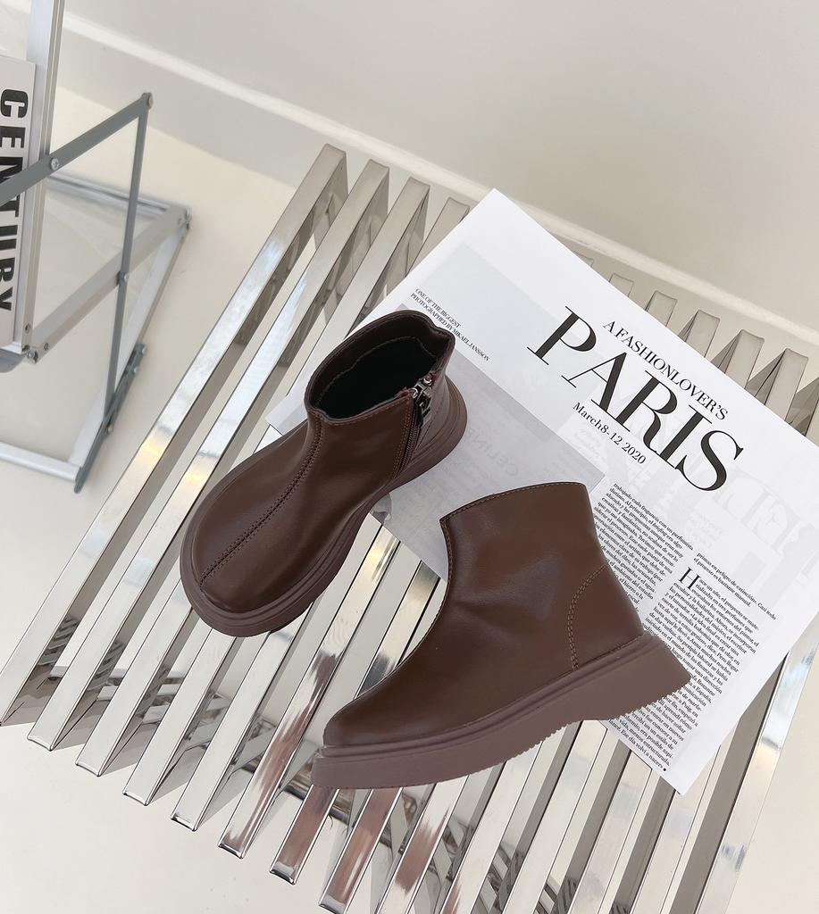 Classmate Ghete Copii Toamna si Iarna Noi Fete Cizme Simplu Moda Băieți Cizme Scurt Cizme Single