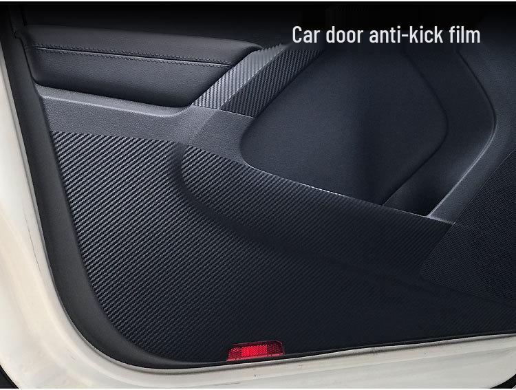 Volkswagen Tiguan 10-17 Innenraum Kohlefaser Kratz- & Trittschutz Konsole & Tür Kit