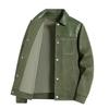 Men's Suede Plush Jacket: Warm, Thickened, Casual Wear for Spring, Autumn, and Winter