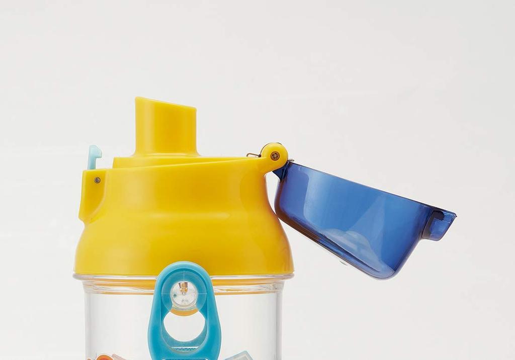 Skater Children's Water Bottle, Clear, 480ml, Plarail, Boys, Made in Japan, PSB5TR