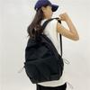 Schoolbag New Fashion Solid Color Backpack Female College School Bag Male Computer Bag High School Travel Bag Junior High School Backpack