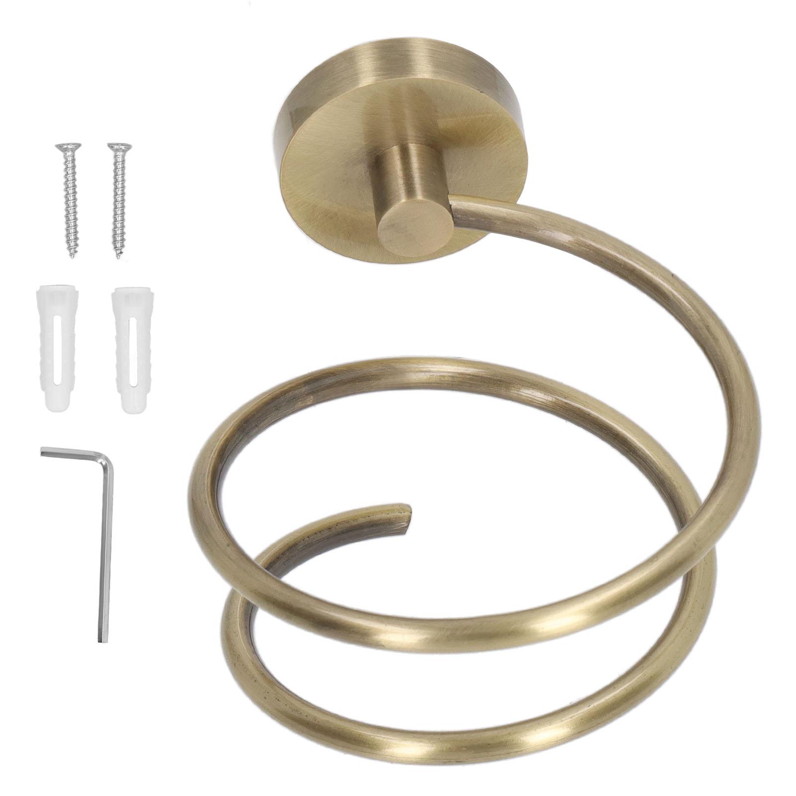 

Подставка для фена из нержавеющей стали 304, настенное крепление для поддержания порядка, держатель для фена для ванной комнаты ORB Antique