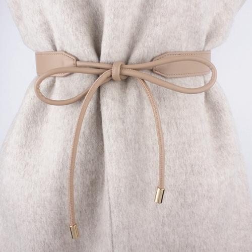 Waist Leather Belt for Women Dress Coat Suit Knot Rope Luxury Designer Ladies Corset Hip High Belt Waistband Appreal Accessories
