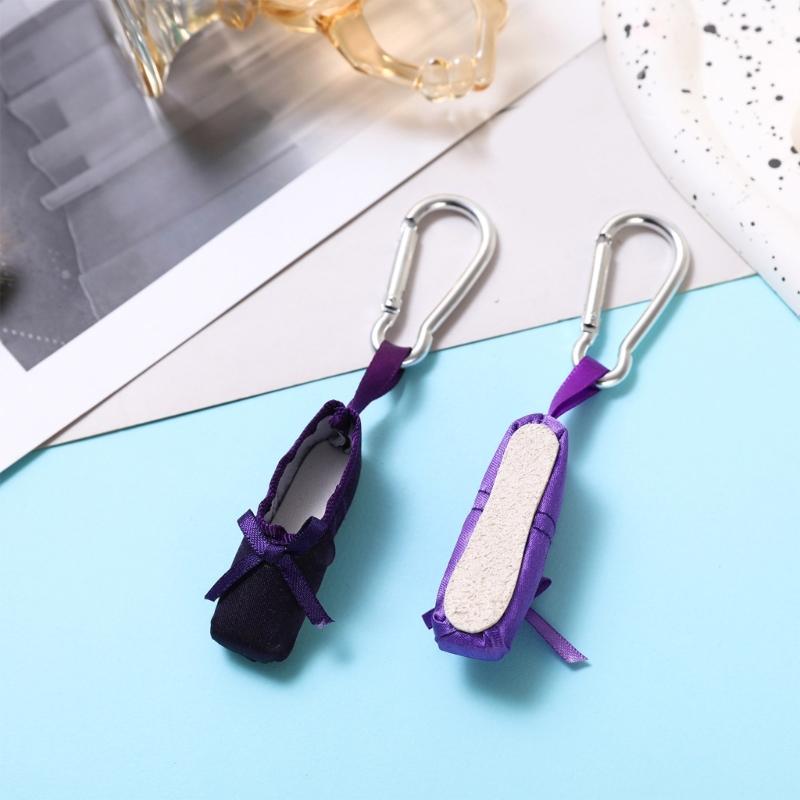 Mini Ballet Shoe Keyring Stylish Pendant Keychain Birthday Gift for Dance Lovers