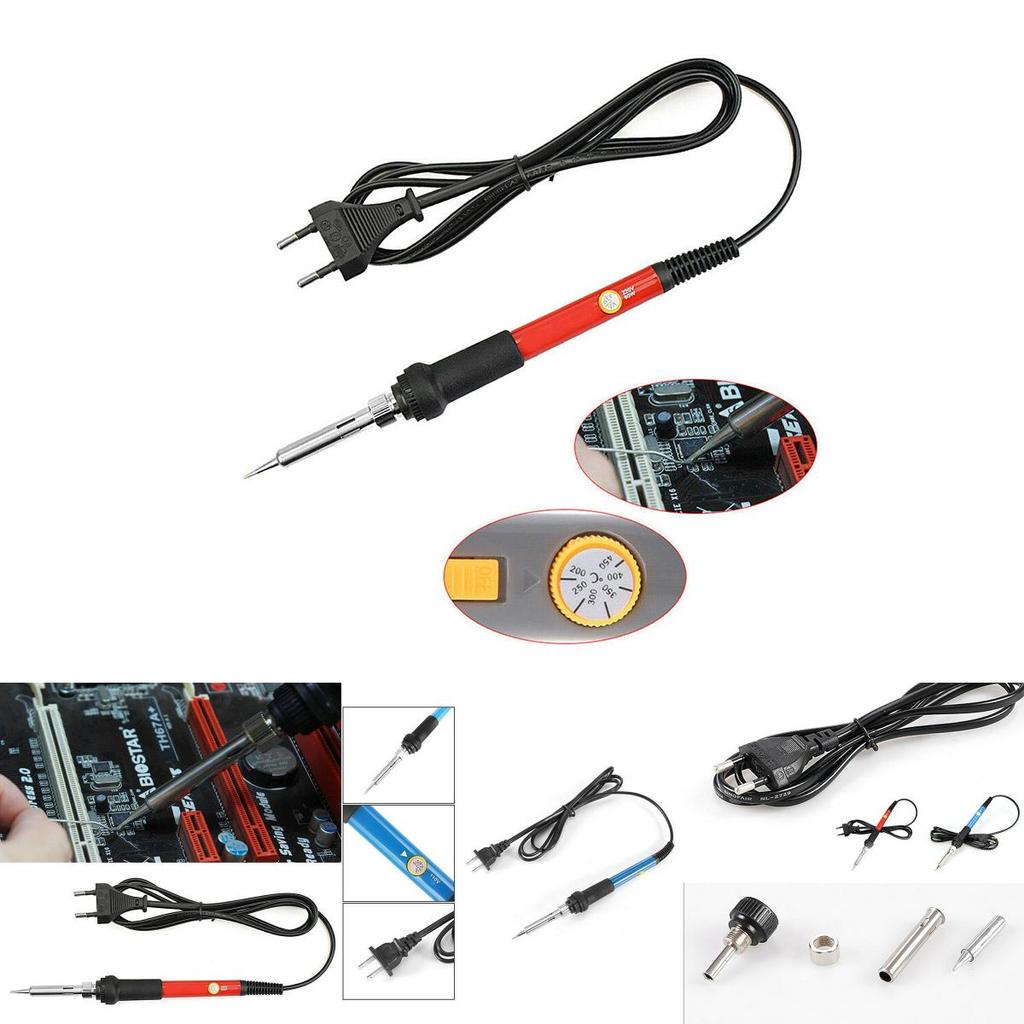 Hochwertiges 110V/220V 60W Einstellbares Elektrisches Temperaturpistolen-Schweiß-Lötkolben-Set für Professionellen Gebrauch