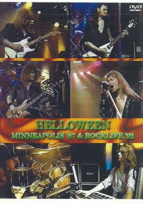 DVD HELLOWEEN - Minneapolis '87 & Rocklife '92 NONE NOT ON LABEL Unknown Music Video Used