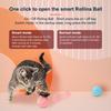 Smart Cat Rolling Ball Toys Wiederaufladbares Katzenspielzeug Ball Motion Ball Selbstbewegendes Kätzchenspielzeug für interaktives Spielen im Innenbereich