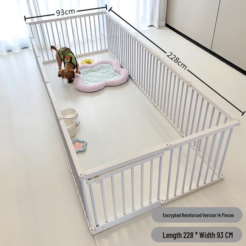 Meng Xiao Bao Indoor Pet Fence & Gate for Small To Medium Dogs and Rabbits