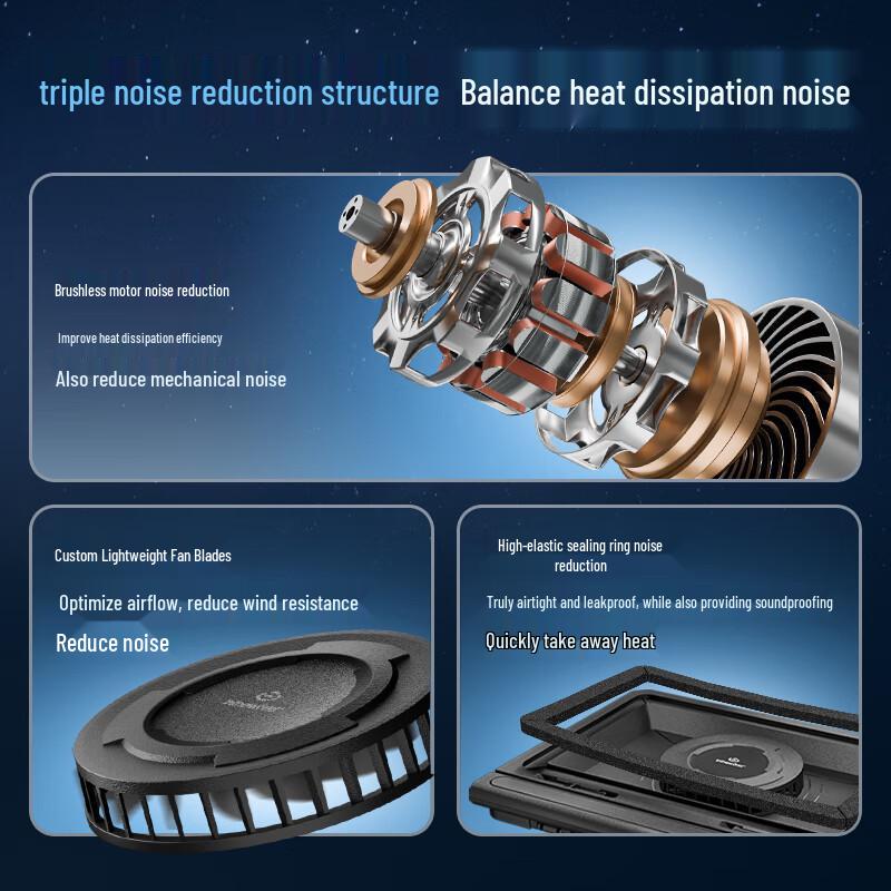 Jichuan FX7 Gaming Laptop Cooler Stand with RGB