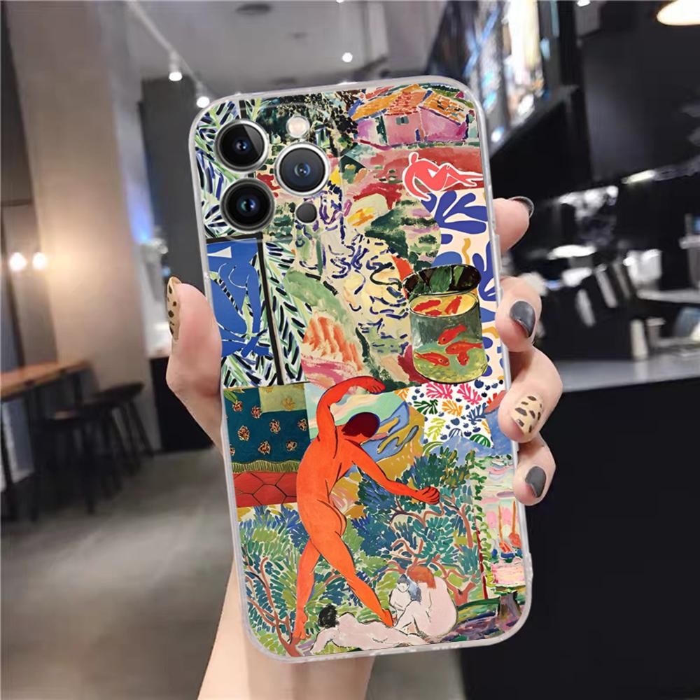 Henri Matisses Art Painting Phone Case For iPhone 15 14 11 12 13 Mini Pro XS Max Cover 6 7 8 Plus X XR SE 2020 Funda Shell