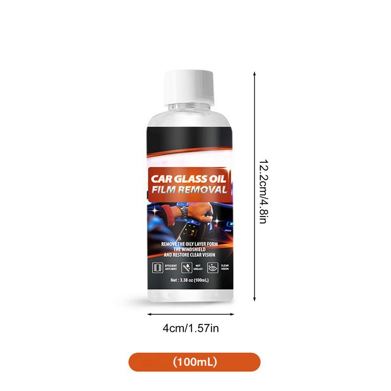 Car Windshield Cleaner 100ml Efficient Powerful Glass Cleaner For Car Windshield Liquid Multifunctional Car Maintenance Supplies