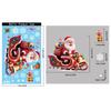 Snowflake Santa Snowman Merry Christmas Window Sticker Holiday Window Stickers  Party Supplies