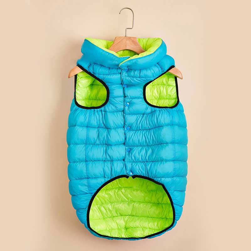 Winter Warm Border Collie Dog Vest Windproof Puffer Coat for Large Puppies 3 Months Cold Weather Apparel Dog Clothes Winter