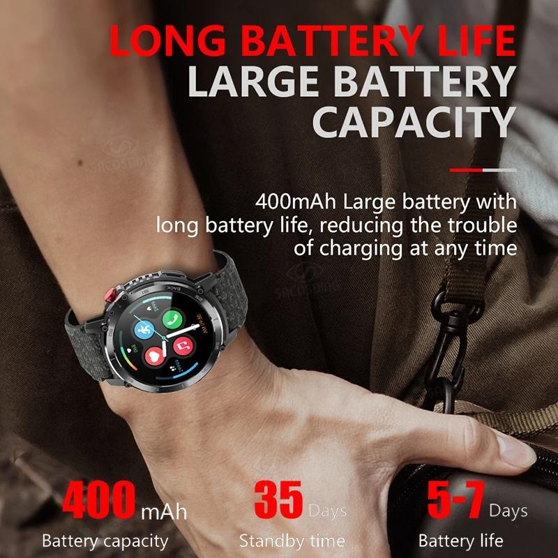 Music Smart Watch 4g Rom Bluetooth Call Sports Watches Men Waterproof Smartwatch For Android Ios Support Tws Earphones