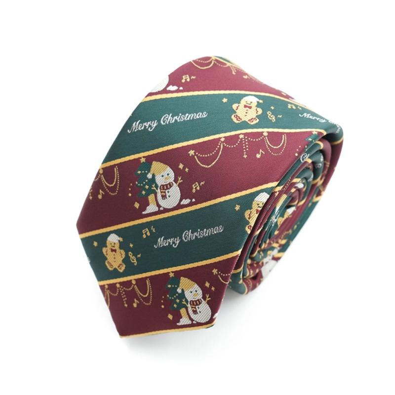 

Shirt Tie Female Cool Christmas Print Bowknot Tie Knot Free Student Preppy Tie Disco Jumping Cool Small Necktie Tie