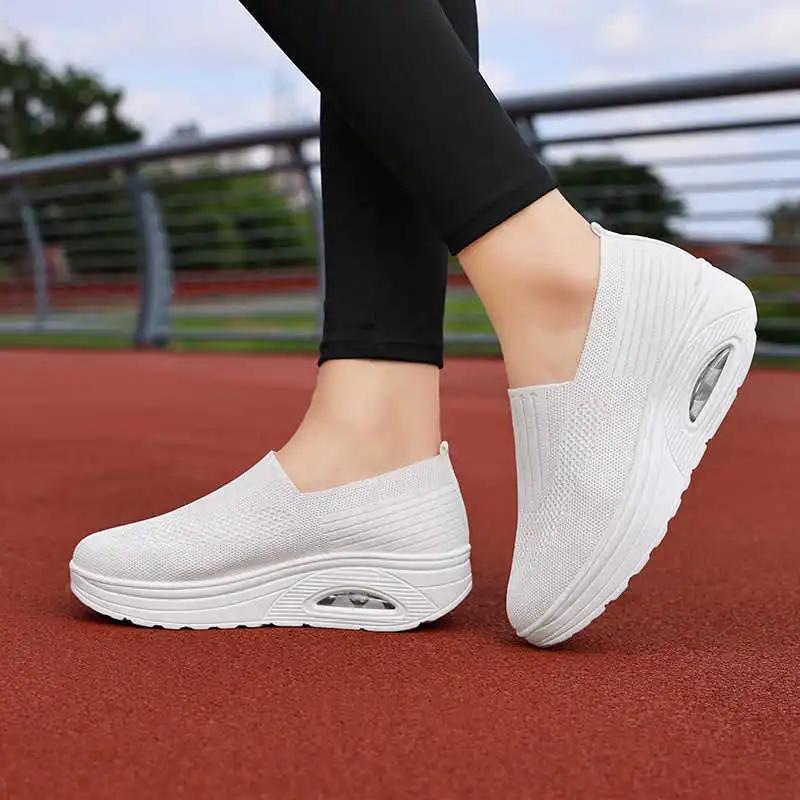 Mid-heeled Lace-free High Quality Sneakers Sports Shoes Purple Tennis Woman High-quality Clearance Nice Krasovka Shose