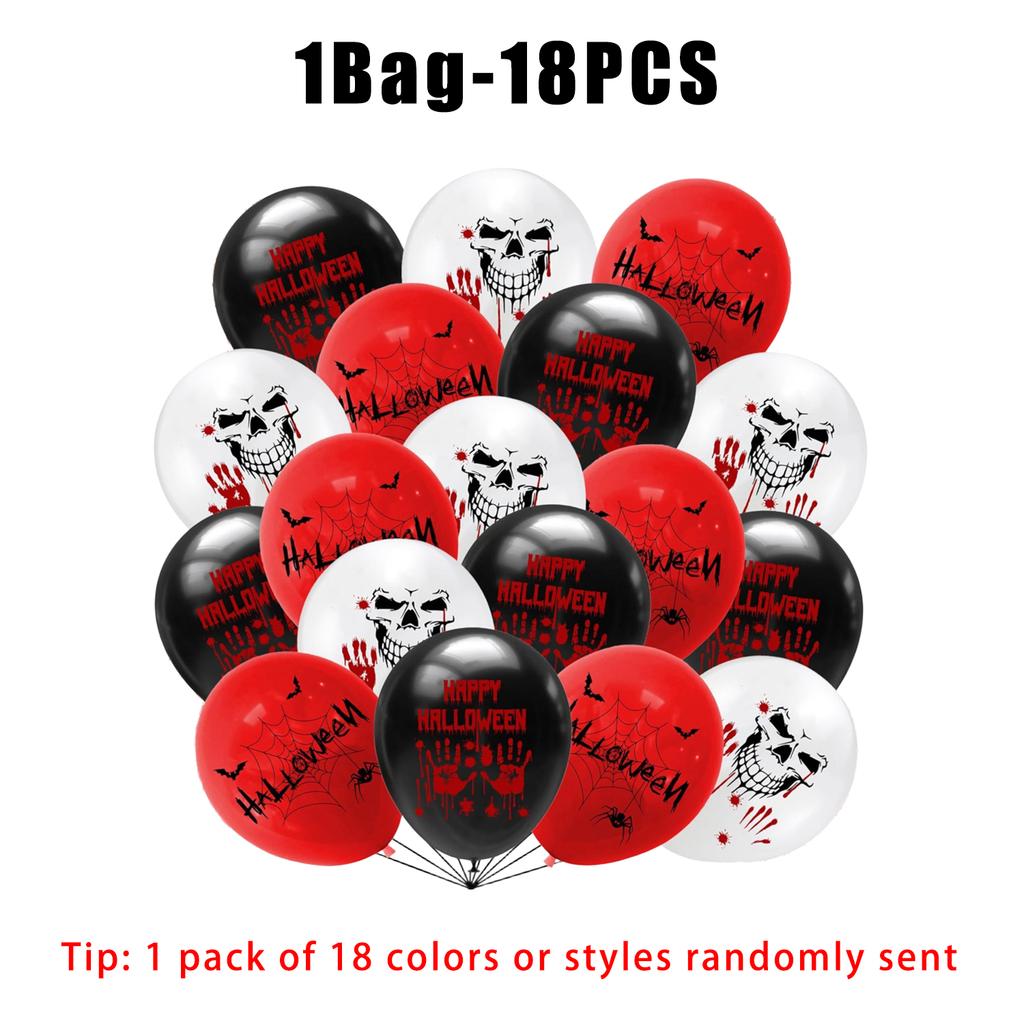 Scary Veined Latex Balloons Halloween Gory Party Decor Haunted House Blood Effect 50pc Horror Party Essential Supplies