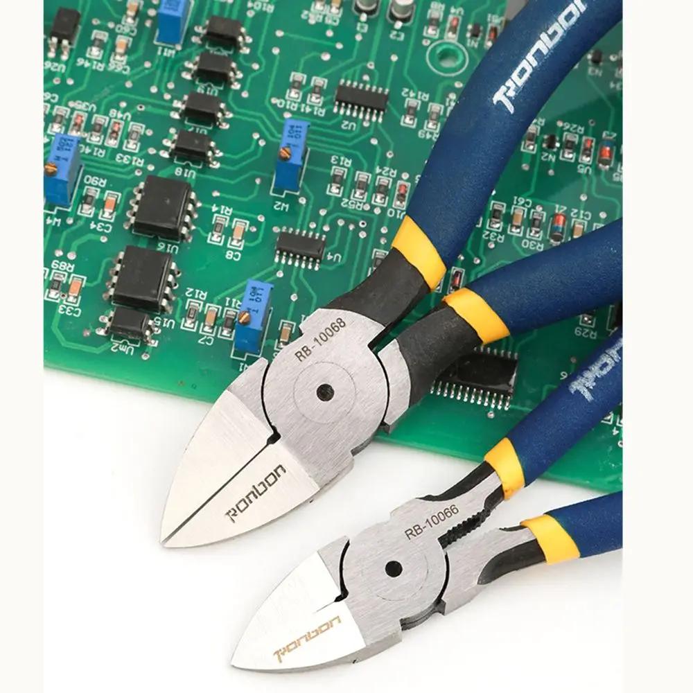 Powerful Repair Hand Tools Cable Burrs Nipper Electricians Cutting Pliers Wire Stripping Tool