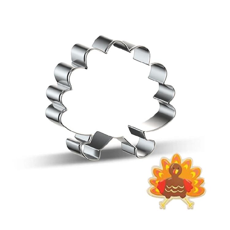 16 Stück Edelstahl Keksausstecher Dessertausstecher Thanksgiving Plätzchenausstecher Fondant Kuchenformen Küchenwerkzeug