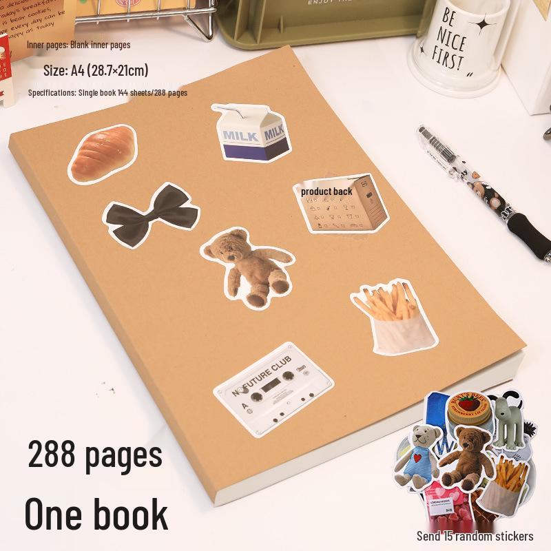 Kraft Paper Pad for Students: Perfect for Exams and School Use