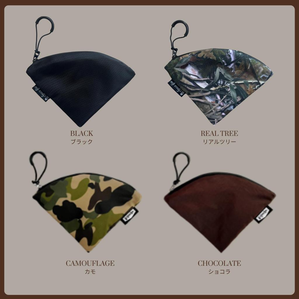 Coffee Filter Case for Hario V60 Paper Filter Conical Case Camping Outdoor [Space fire] (Real Tree 01 Mini)