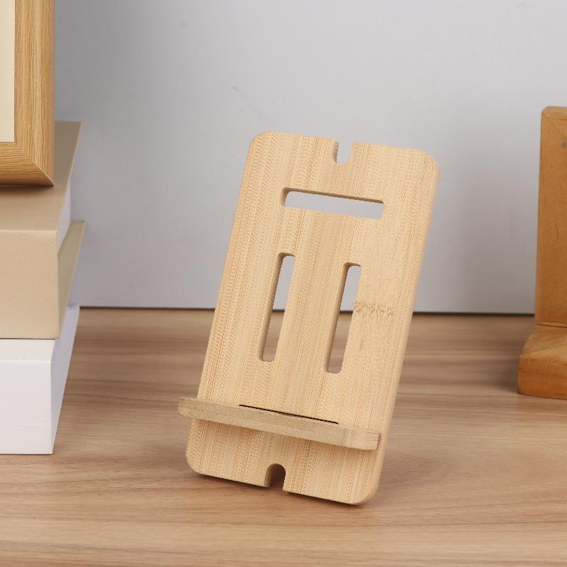 Wooden Desktop Phone Holder Desktop Lazy Mobile Phone Stand Tablet Stand Universal Multi-Functional Wooden Stand
