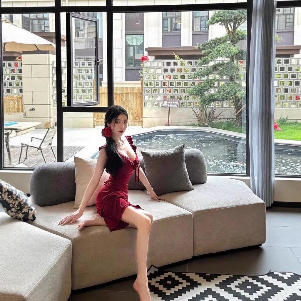 Elegant White Spaghetti Strap Backless Fairy Dress - Women's New Arrival Summer Beach Photoshoot Long Skirt
