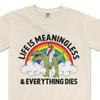 Life Is Meaningless Everything Dies, Jesus Riding Dinosaur Shirt, Funny Meme Tee, Comfort Colors