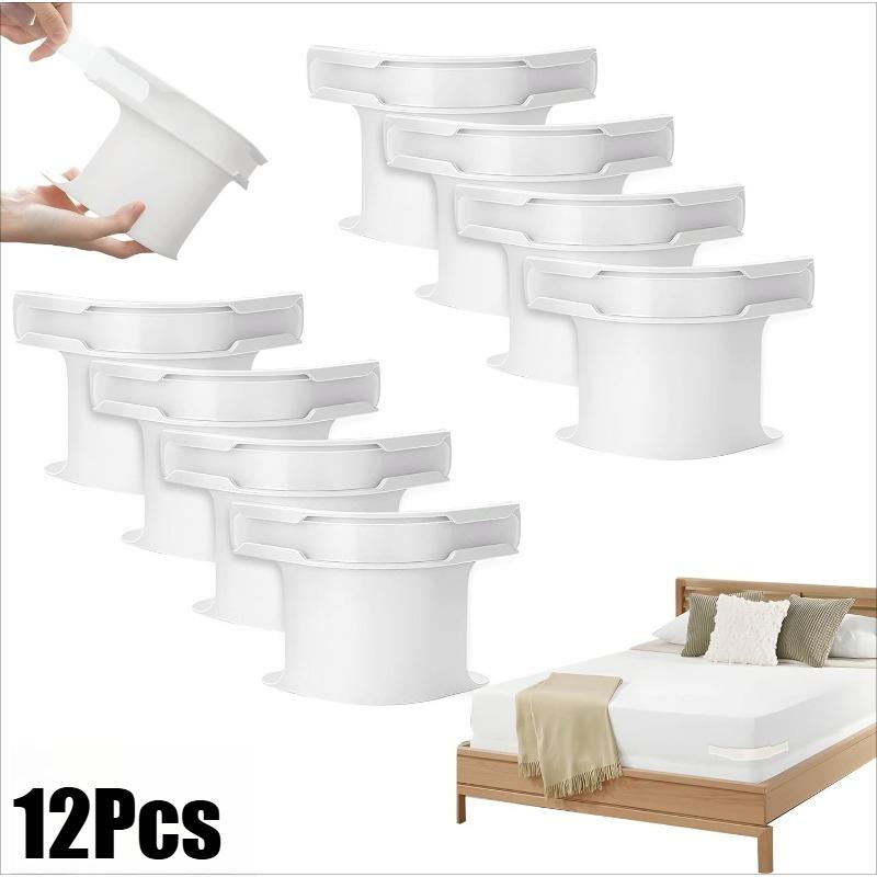 4/8Pcs Invisible Bed Sheet Fixing Clip Non-slip Fixing Device Bedsheet Grippers Bed Cover Fastener for All Sizes of Bed Sheets