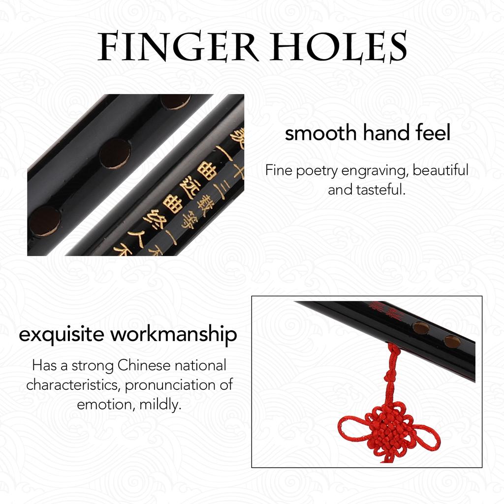 Bamboo Flute Woodwind Musical Instrument Beginner Learner Student Practice Training Traditional Handmade Professional