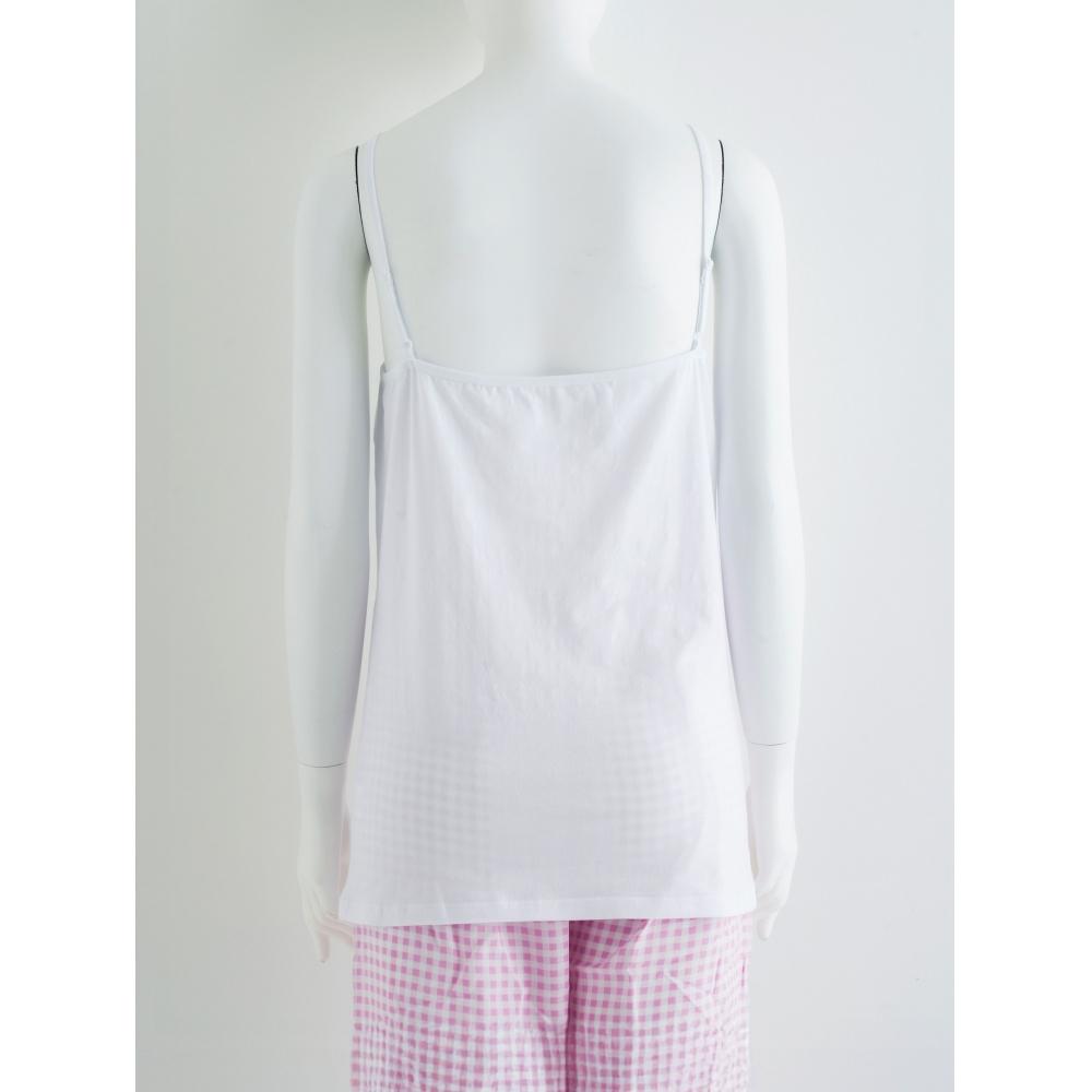 DaiSo Cotton WoMen S caMiSoLe M L 2 Pack White