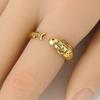 Retro Fish - Shaped Adjustable Ring Vintage Boho Style Casual Daily Wear Gold /Silver Color Finger Ring For Women Bohemian Jewel