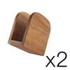 Wood Napkin Holder for Table, Wooden Upright Napkin Holders for Kitchen, Standing Napkin Dispenser for Kitchen Dining Room Party