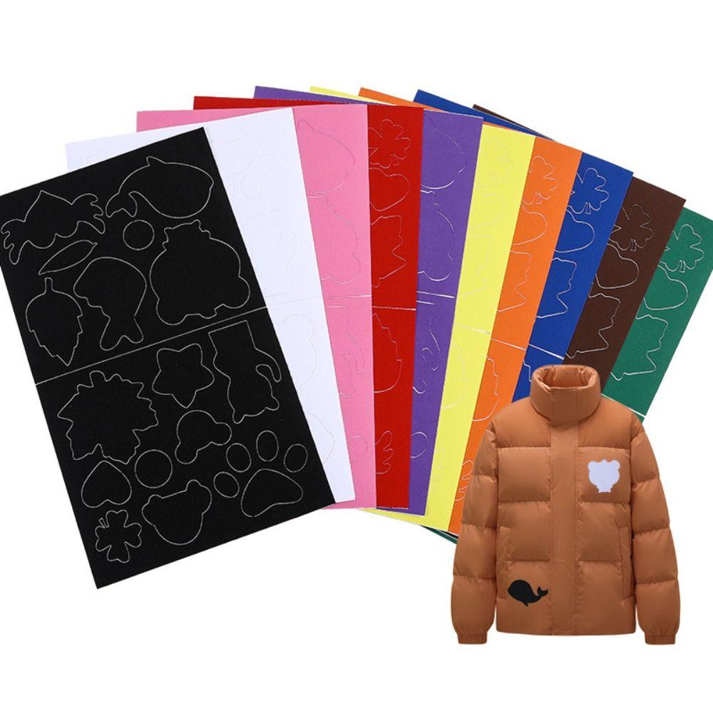 

10 шт. Водонепроницаемые наклейки для ремонта одежды, самоклеящиеся аппликации из ткани, украшения для одежды