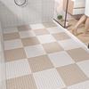 30x30cm Quadratische Badezimmer-Rutschmatten Duschraum-Bodenmatte Schwimmbad Hohl-Verbindung Wasserabdichtung Badedusch-Fußmatten Zuschneidbar Entwässerungs-Bodenmatte