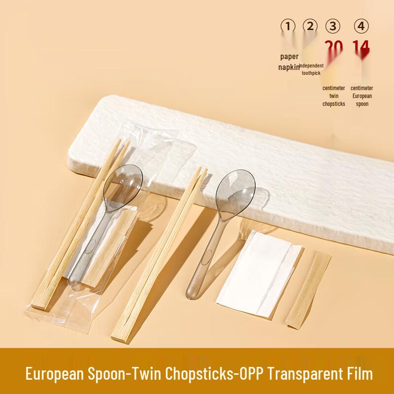 

Disposable Chopsticks and Spoon Set