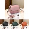 2023 New Pure Color Small Bag Soft Leather Women's Bag Fashion Casual Crossbody Bag