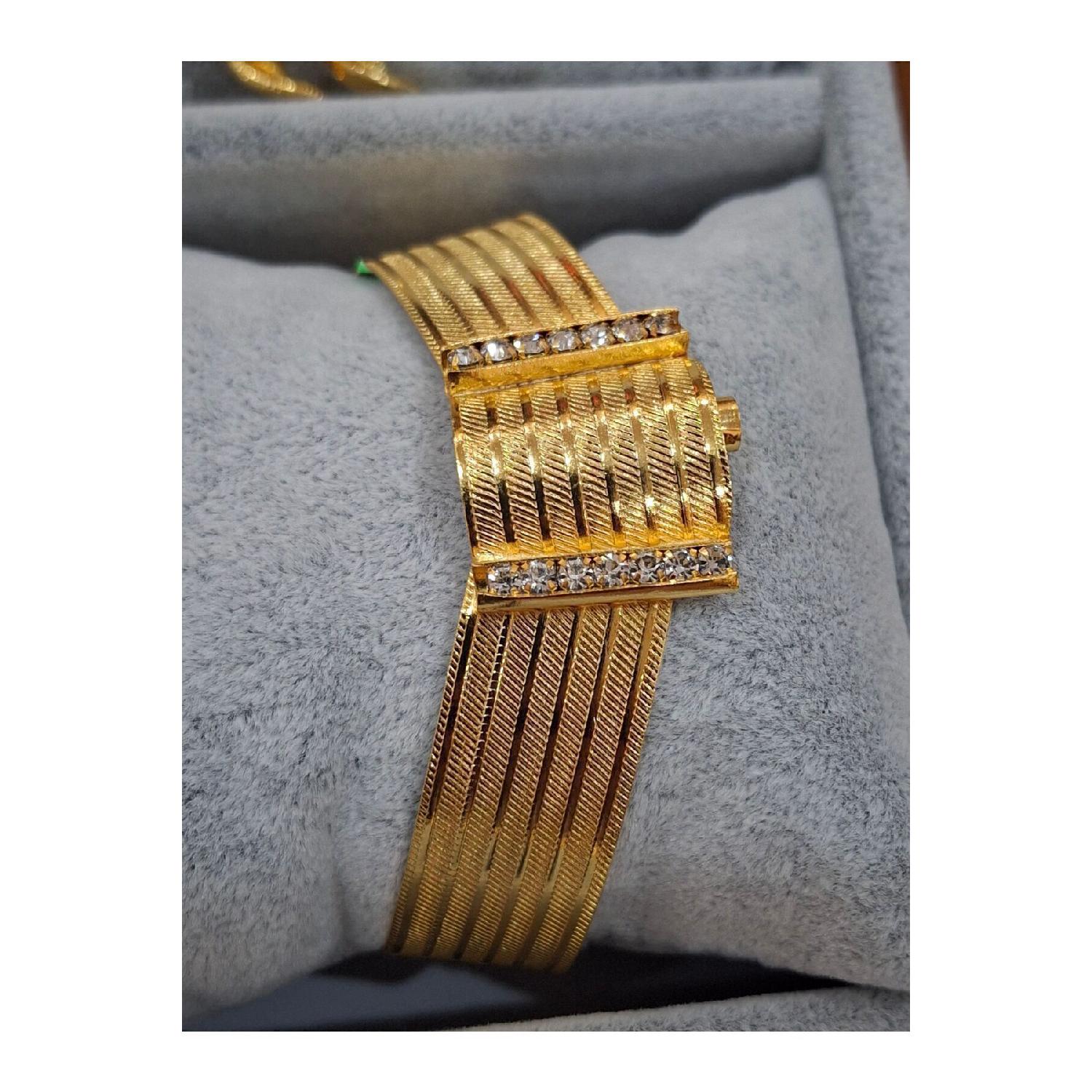 

22-каратний плетений браслет Трабзон M жовтий